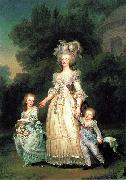 unknow artist Marie Antoinette with her children Sweden oil painting artist
